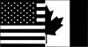 US Canadian Flag